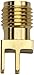 Pomona 72970 SMA Jack Straight PCB Receptacle with Edge Mount (Pack of 5)