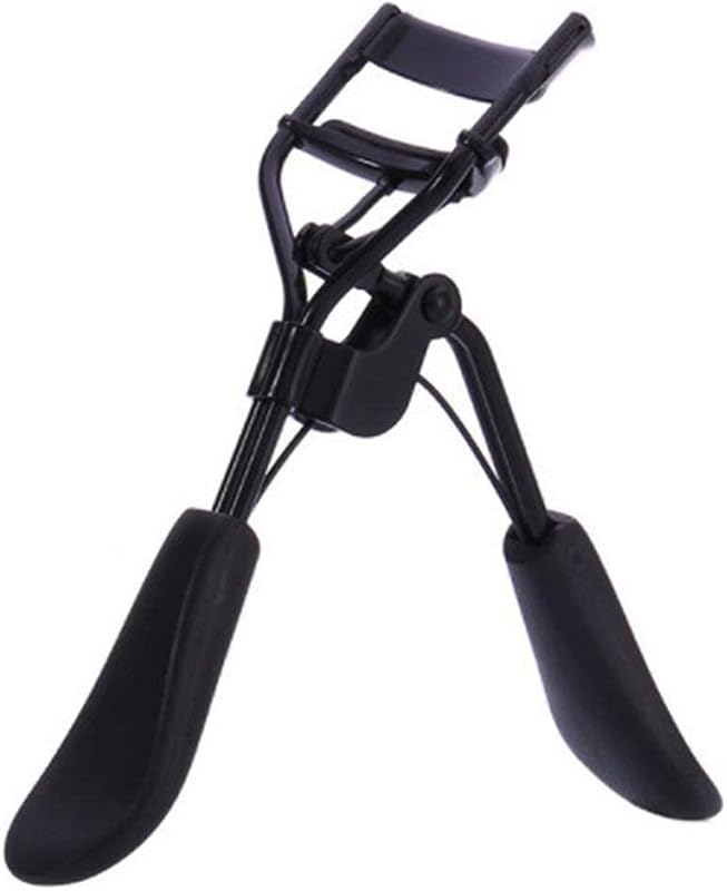 Curvador de cílios preto portátil Pxiryanlow com almofada de silicone reserva