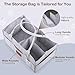 Tuyeabc Baby Diaper Caddy - Enlarge Nursery Storage Bin and Car Organizer for Diapers and Wipes - Storage Basket for Newborn Essentials, Gift for Baby Shower and Registry Must(Gray)