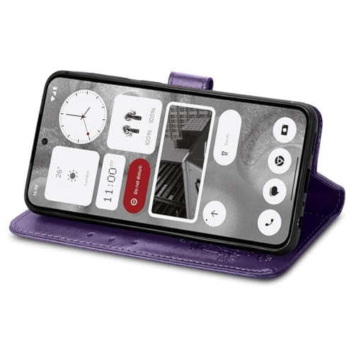 Étui pour Nothing Phone 2 König Design violet avec support
