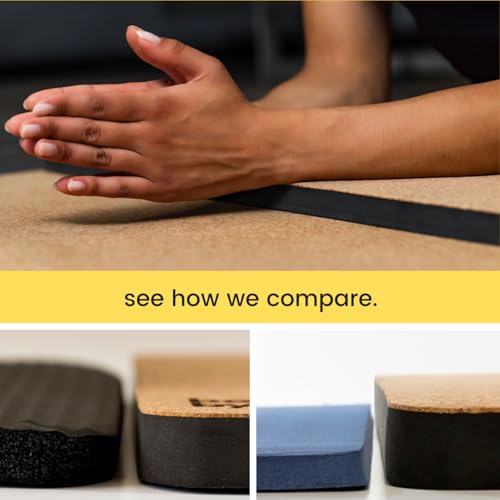 Image of Premium Yoga Knee Pad Cushion - Extra Thick Support for Knees, Elbows & Headstands | All the Comfort of an Extra Thick Yoga Mat with the Stability You Need for Standing Poses | Reversible Non-Slip Grip | Ideal for Yoga & Pilates Knee Pads