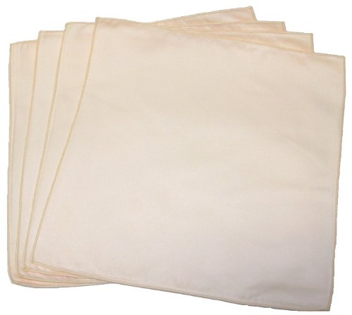 Opti Polishing Cloths: Pkg of 4 - 12" x 12" Chardonnay Color
