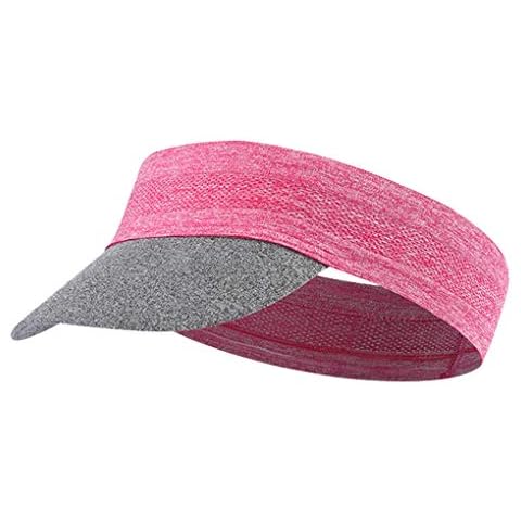 Unisex Visor Sonnenhut Cap Stirnband Sommerhut Elastisch Antirutsch Schirmmütze Sonnenvisor Schildkappe Schweißband Sonnenschutz Strandvisor Tennis Golf Strand Stroh Hüte Sport Outdoor Freizeit Cover