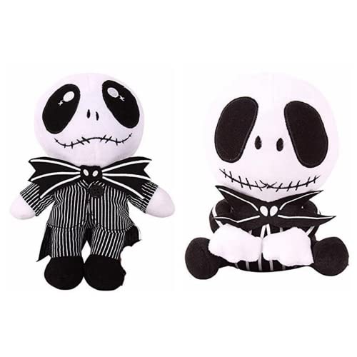 2 Uds 18Cm La Pesadilla Antes De Navidad Jack Skellington Juguetes De Peluche Muñeca Calavera Jake...
