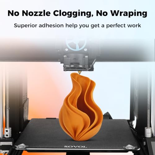 Image of Sovol 3D Printer Matte PLA Filament 1.75mm 1KG (2.2lbs), Pumpkin Orange