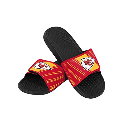 Image of FOCO mens NFL Team Logo Legacy Sport Slide Sandals