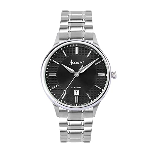 Accurist Montre à Quartz Classique pour Homme avec Affichage analogique et Bracelet en Acier...