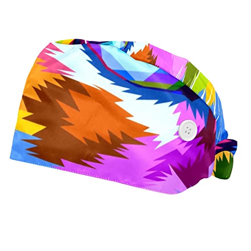 Chapeaux de travail chat coloré et casquette unisexe pour hommes femmes en tissu lavable