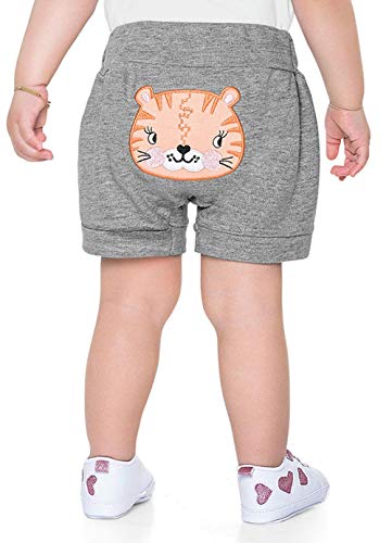 Short Bebê Menina Tigre - Fakini