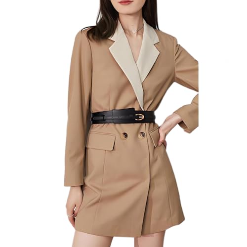Belts for Women Fashion Wide Belt Adjustable Waist Belt Suitable for Dresses Blazers Trench Coats & Outfit Styling