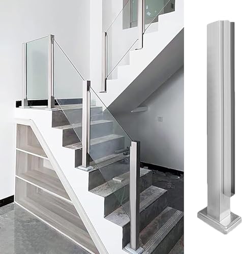Clip de panel de barandilla central de 85cm para postes y paneles de terrazas 2