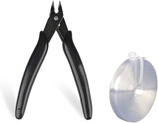 Hair Extension Pliers Keratin Bond Cutting Pliers Kit with 9mm Italian Glue Keratin Bonding Roll Tape Wire Flush Cutters Wire Clippers Nippers Pre-bonded Extensions Keratin Bonding Cutter