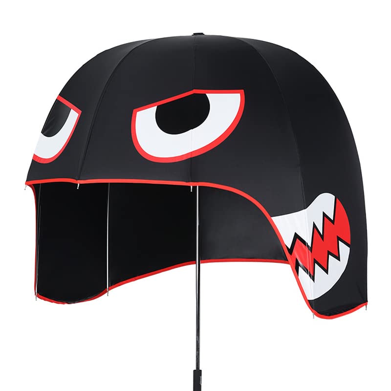 Paraguas con Diseño de Dibujos Animados para Casco, Resistente Al Sol y a la Lluvia, con Largo para Días Soleados y Lluviosos