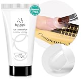 Beetles Hema-Free 60g Poly Nail Gel - Clear Nail Extension Gel Naturally Strengthens Long-Lasting DIY Art, UV & LED Needed