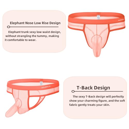 Men's Sexy Jockstrap Underwear Bulge Enhancing 3D Pouch Mens Thongs Ice Silk Jock Strap2