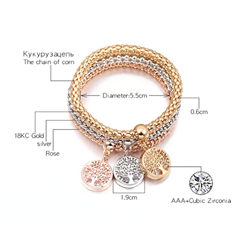 Bracelet LuisFranklin pour femmes bijoux chaîne de pop-corn