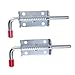 ORFOFE Trailer Bolt Lock 2pcs Tailgate Latch Trailer Door Lock Trailer Latch Professional Fastener Lock Utility Trailer Gate Lock Spring Pin Latch Lock Iron Lock Assembly Heavy