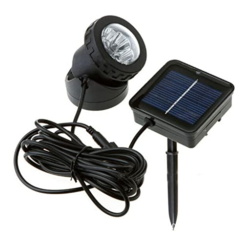 LVOERTUIG Solar Pond Lights,LED Waterproof Pond Light, Solar Spot Lights Outdoor Underwater Light...