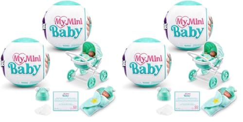 5 SURPRISE My Mini Baby Capsule mystère à Collectionner, Jouet pour Filles, bébé Miniature réaliste, Ensemble de Jeu et Accessoires (2 Capsules) (Lot de 2)