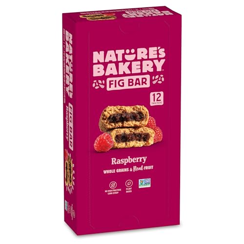 Image of Nature's Bakery Raspberry Fig Bars, Real Fruit, Nut Free, 12 Pack