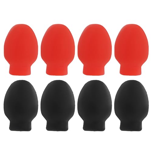 24 Pcs Drum Practice Tip Replacement Dampeners for Drums, Silicone Mute Accessories for Snare and Drum Set - Ideal for Silent Practice