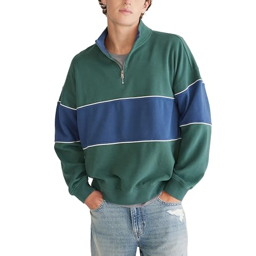 AEROPOSTALE Men's Gn Quarter Zip Sweatshirt Solid