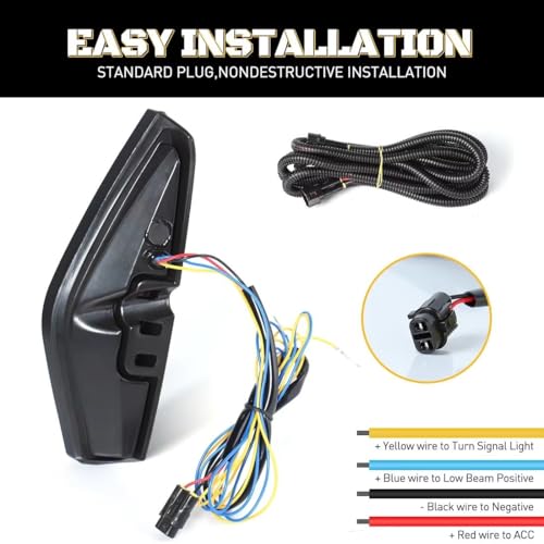 Luces de circulación diurna para Civic 2025 con luz LED DRL de 12V 4