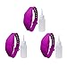 3 Pezzi Dispenser Di Disinfettante Per Le Mani Dispenser Di Braccialetti Braccialetto In Silicone Morbido Portatile Braccialetto Di Erogazione Di Immediata Delle Mani Senza Risciacquo (C)