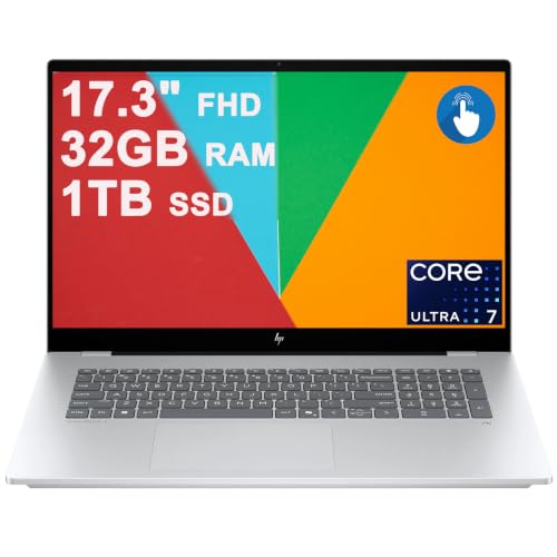 HP OmniBook 7 �m�[�g�p�\�R�� 17.3�C���` FHD IPS Touch (400nits, 100% sRGB) Intel 8�R�A Ultra 7 258V (�ő�47�g�b�v) 32GB RAM 1TB SSD �N���G�C�^�[ �r�W�l�X �v