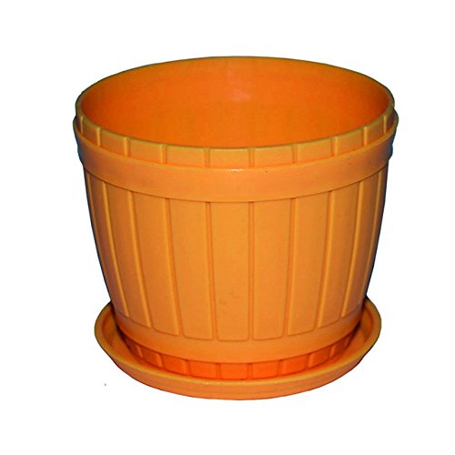 Orange, 67mm wxrwxy Mini plastic flower pots tray mini garden pot