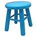 REGGO -Taburete Bebé de Madera Natural Pintado Color Infantil 20 x 20 x 23 cm, Taburete Bebé clásica Gracioso niños (Azul)