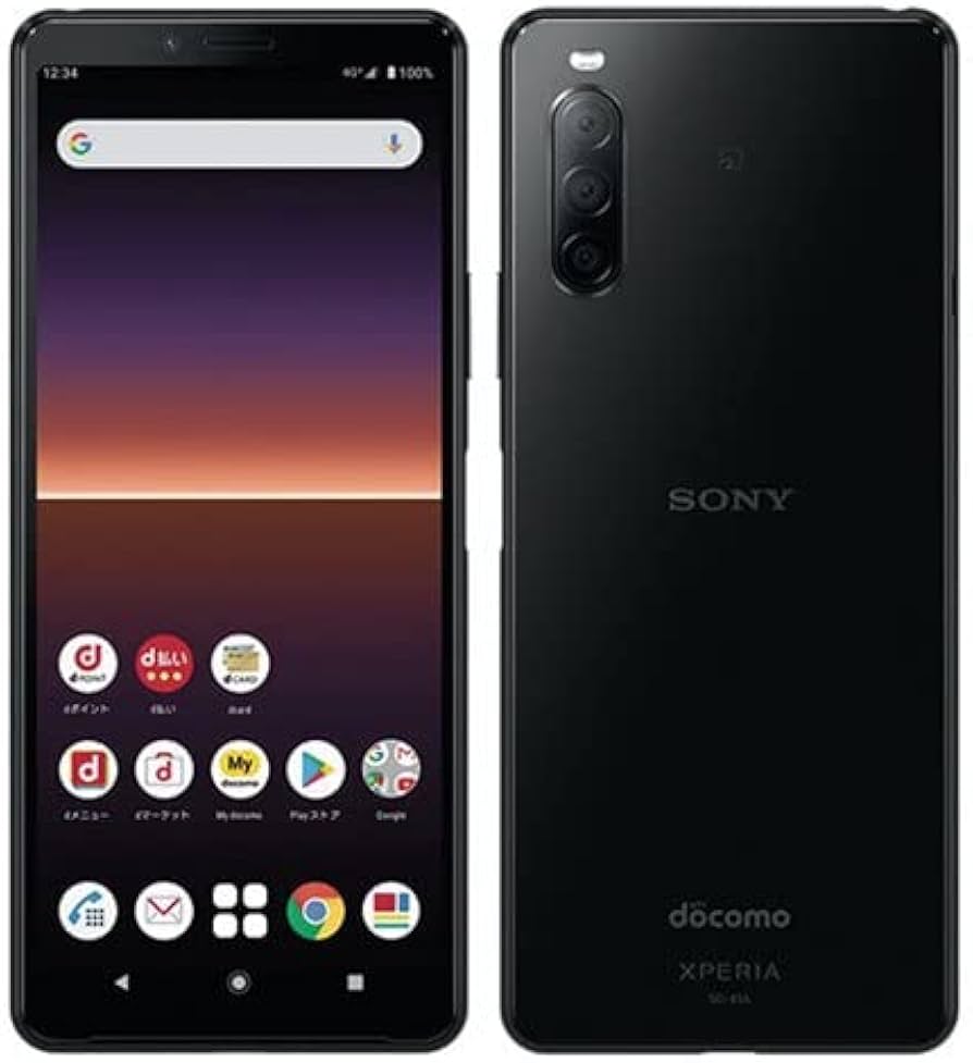 Amazon.co.jp: Sony docomo Xperia 10 II SO-41A Black Android 10 6