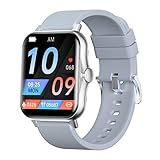 Smart Watch (Receive & Dial), 2023 Newest 1.85' TFT HD Full Circle Full Touch Screen, Smart Watch for Women Men,SmartWatchs with Fitness Tracker Call/Text/Heart Rate/AI Voice Assistant/Blood Pressure