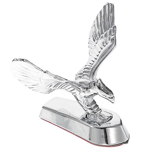 COSMEVIVI 1pc Eagle Hood Badge Motorcycle Decoration Durable Unique Modification for Motorbikes Vivid Stable Design Easy Installation Motorcycle Accessories
