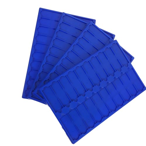 Support de séchage pour lames de microscope Holibanna évite les rayures rack 4 pièces