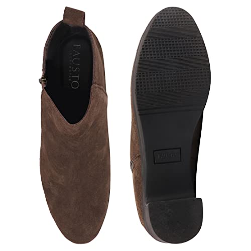 Image of FAUSTO Women Flared Heel Boots