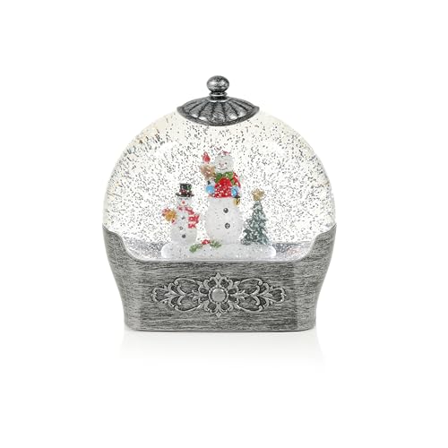Spinner de agua con escena de muñeco de nieve, el regalo navideño ideal 1