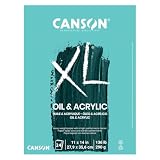 Canson XL Series Oil & Acrylic Paper Pad, 11' x 14', 24 Sheets/Pad
