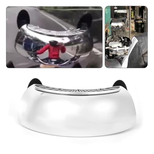 Espejo retrovisor para motocicleta de 180 grados que elimina puntos ciegos en el parabrisas 3