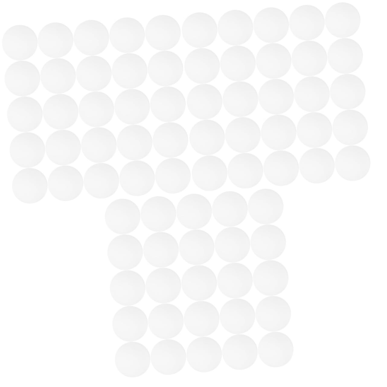 ifundom Tischtennis Pong-Ball Tennisbälle Masse Tennis Ball Plastikkugeln Bälle Für Pong Plastikbälle Für Spiele Pong-Tennis Pong-trainingsbälle Schlägerbälle Abs Weiß