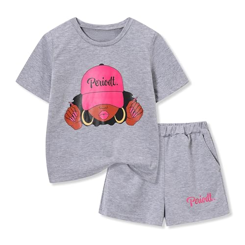 Image of Kid Toddler Girl Butterfly Printed Short Sleeve T-Shirt + Waist Shorts Set 2PC Clothing For Summer