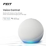 Feit Electric Smart Light Bulbs with RGB Color Changing and Tunable White, 2.4Ghz WiFi Light Bulbs, No Hub Needed, Works with Alexa and Google, Dimmable 60 Watt = LED 9W, OM60/RGBW/CA/AG/3, 3 Pack - Image 5