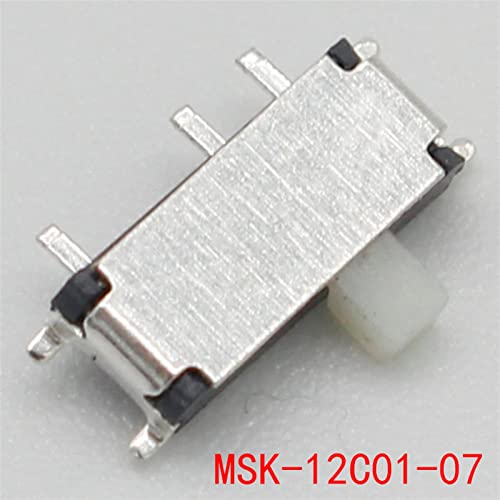 Mini interrupteur coulissant 7 broches anti-encombrement pour PCB - 3