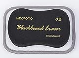 HAGOROMO Microfiber Magnetic All-Board Eraser [Medium/Black] - Dry Eraser Useable All Types of Boards such as Plaster, Carbon Chalkboard, Liquid Chalk Blackboard and White Board