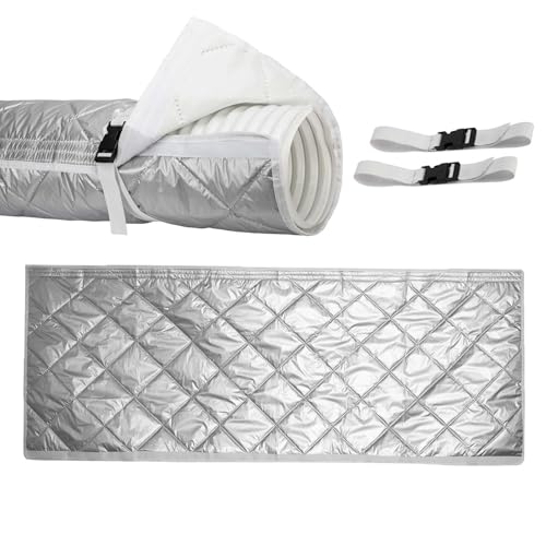 Air Conditioner Hose Insulation Cover - Portable Ac Insulated Hose Cover | Quilted Exhaust Pipe Ventilation Sleeve | Reduces Hea