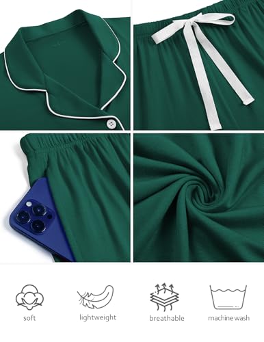 Image of HNG Pajama Sets for Women 2 Piece PJ Sets Short Sleeve Lounge Set Fashion Sleepwear XS-3XL