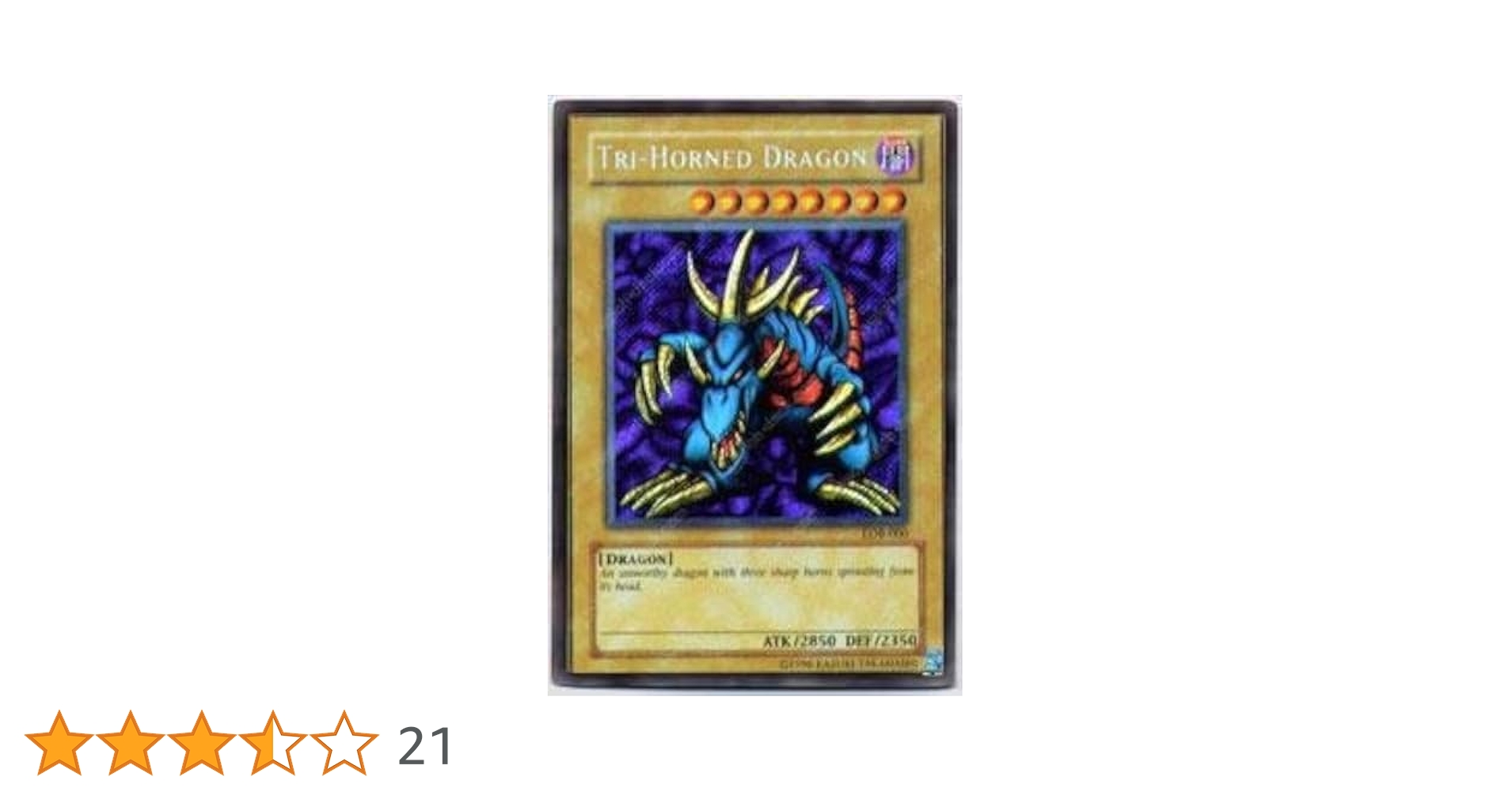 遊戯王 TRI-HORNED DRAGON 英語 LOB-000　トライホーン Tri-Horned Dragon LOB-000 Prices | YuGiOh Legend of Blue