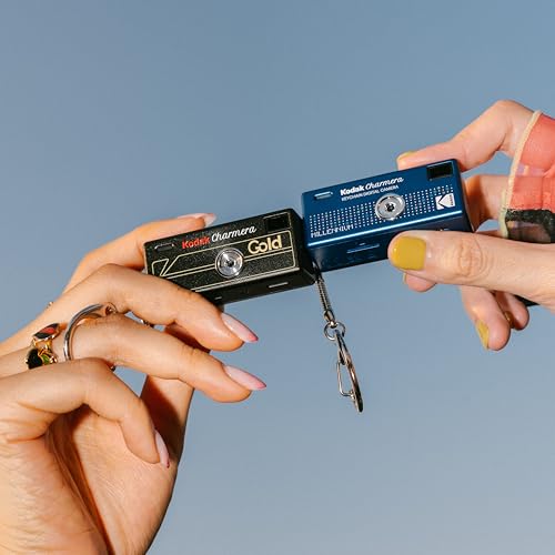 Image of KODAK CHARMERA Keychain Digital Camera Blind Box - Millennium Whole Set (6PC) - Mini Camera,Digicam,Video Recording,Bag Charm,1.6 Megapixels,Micro SD Card Slot,for Beginners Teens and Adults