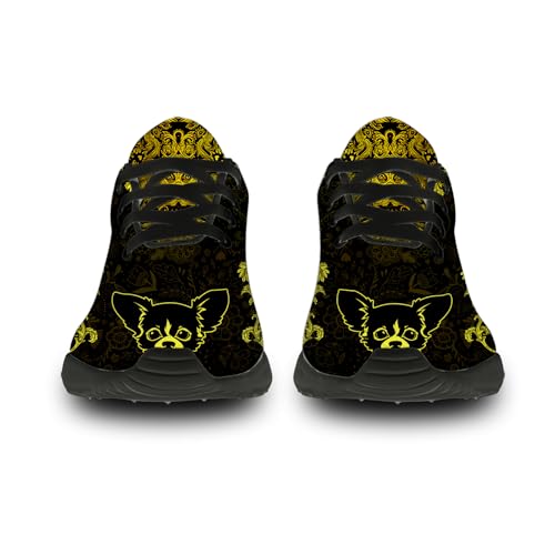 Cute Chihuahua Print Shoes for Men Women Lightweight Comfort Running Tennis Walking Sneakers Puppy Pet Gifts for Dog Lovers3