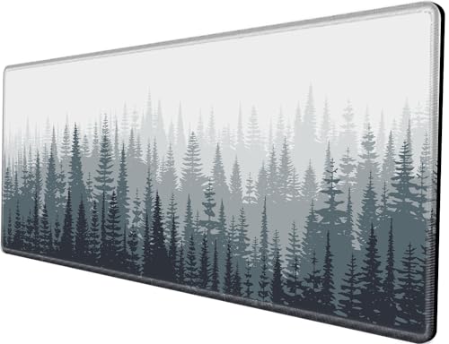 Image of 48x24 Mouse Pad Giant Forest Desk Mat Large Mousepad Gaming Mouse Mat Huge Oversized Desk Pad XXXL Computer Mat for Office Work Men